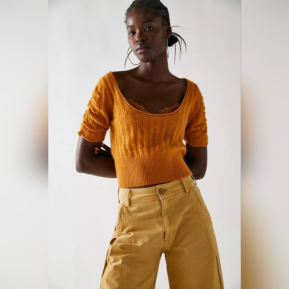 Free People Ava Cashmere Pullover